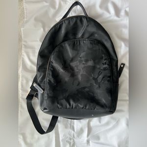 Black and Gold Camo faux leather backpack